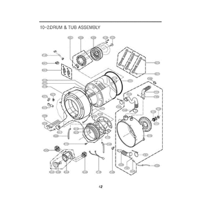 Section 1 Diagram and Parts List for WM2688HNM ANBEEUS LG Washer