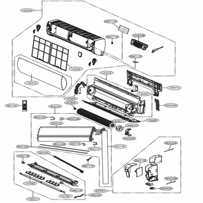 Part Location Diagram of EBR59629402 LG PCB ASSEMBLY,SUB
