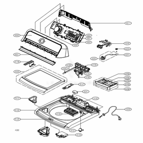 Part Location Diagram of EBR81634303 LG PCB ASSEMBLY,MAIN