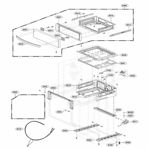 Part Location Diagram of AGM73049121 LG PARTS ASSEMBLY