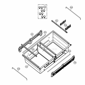 Custom Chill Parts Diagram and Parts List for LMXC23746S ASTCNA0 LG Refrigerator