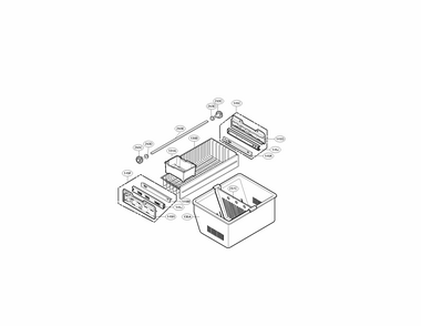 Freezer Parts Diagram and Parts List for 79572032111  Kenmore Refrigerator