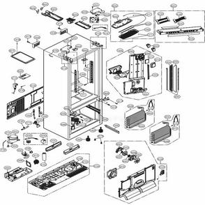 Part Location Diagram of MCK68187505 LG COVER,HINGE