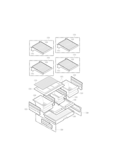 Refrigerator Parts Diagram and Parts List for LFC25776ST 01 LG Refrigerator