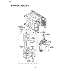 Section 2 Diagram and Parts List for LTM9000ST CS6ELGA LG Microwave Oven Combo