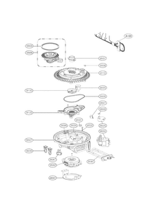 Sumb Assembly Parts Diagram and Parts List for LDS5040BB  LG Dishwasher