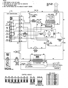 Wiring Diagram Diagram and Parts List for MV-1715W  LG Microwave