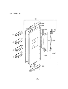Part Location Diagram of 4775JA2049A LG Hinge Assembly,Upper