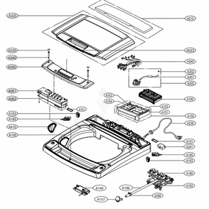 Part Location Diagram of AFG73109708 LG LID ASSEMBLY