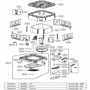 Part Location Diagram of EBR57705303 LG PCB ASSEMBLY,SUB