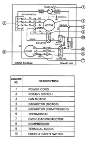 Wiring Diagram Diagram and Parts List for LW-C1012CL  LG Air Conditioner