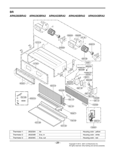 Part Location Diagram of 4974A30016B LG GUIDE