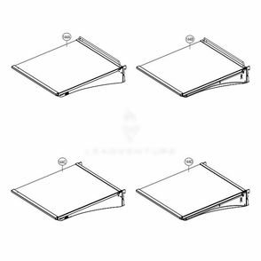 Part Location Diagram of AHT74394004 LG SHELF ASSEMBLY,REFRIGERATOR