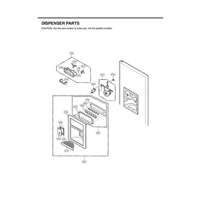 Section 4 Diagram and Parts List for LFX25961ST ASTCLGA LG Refrigerator