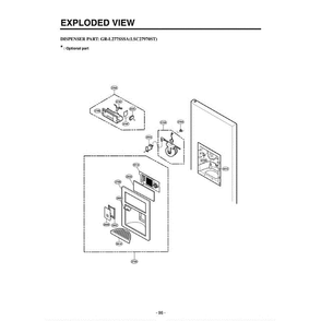 Section 7 Diagram and Parts List for LSC27970ST ASTCLGA LG Refrigerator