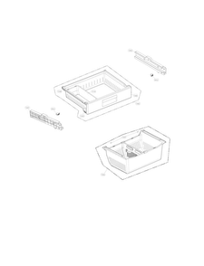 Freezer Parts Diagram and Parts List for LFCS31626S  LG Refrigerator