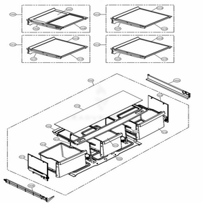 Refrigerator Parts Diagram and Parts List for LMXC23796M AMTCNA1 LG Refrigerator