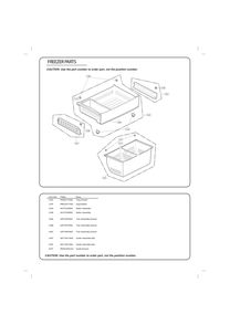 Freezer Parts Diagram and Parts List for GC-J288GSXM ASTCSE0 LG Refrigerator