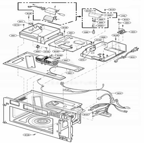 Part Location Diagram of EAU56778701 LG MOTOR, AC VENTILATION