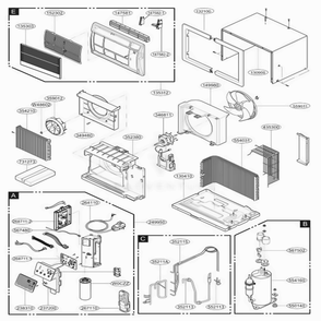 Part Location Diagram of MDD62162501 LG ESCUTCHEON