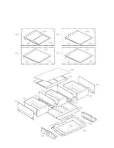 Part Location Diagram of AEC73677704 LG GUIDE ASSEMBLY,RAIL