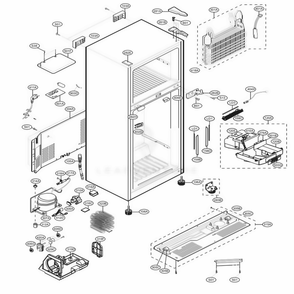 Part Location Diagram of EAD62500901 LG HARNESS ASSEMBLY