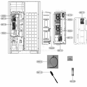 Part Location Diagram of EBR80100301 LG PCB ASSEMBLY,SENSOR