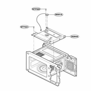 Sensor Parts Diagram and Parts List for JMC9158AAQ ABSEJEN LG Wall Oven