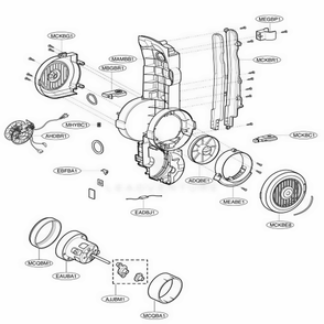 Part Location Diagram of 5231FI2514C LG FILTER ASSEMBLY,EXHAUST