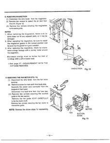 Disassembly/parts Procedure Page 3 Diagram and Parts List for MA-1554M  LG Microwave