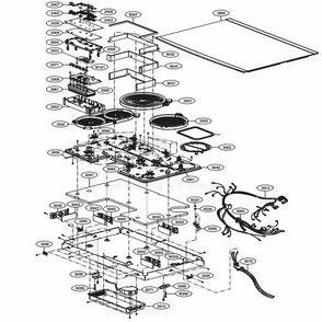 Part Location Diagram of EBR84545201 LG PCB ASSEMBLY,KEYPAD