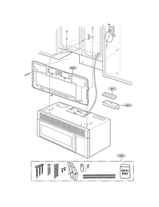 Part Location Diagram of 3828W5U0380 LG Manual,Installation