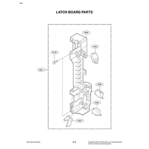 Section 1 Diagram and Parts List for MVH1670ST CSBEGSE LG Microwave Oven Combo