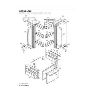 Section 2 Diagram and Parts List for LFC21770ST AST1LGA LG Refrigerator