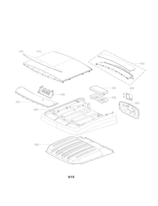 Control Panel Parts Diagram and Parts List for DLE1501W  LG Dryer