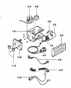 Part Location Diagram of 3721A20045U LG PANEL ASSEMBLY,CONTROL