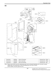 Diagram 1 Diagram and Parts List for ARNU423NKA2 AMBBLUS LG Air Conditioner