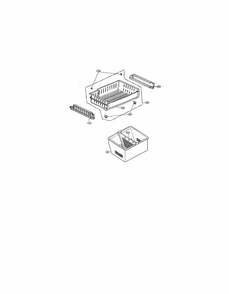 Freezer Parts Diagram and Parts List for 79570322310  Kenmore Refrigerator