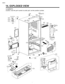 Part Location Diagram of EBR81182791 LG PCB ASSEMBLY,MAIN