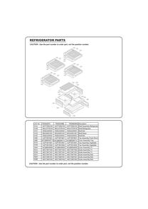 Refrigerator Parts Diagram and Parts List for GC-J258GSXL ASTCSE0 LG Refrigerator