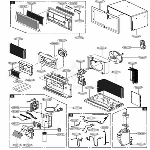 Part Location Diagram of MFX62982302 LG ORIFICE