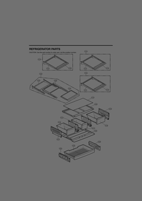 Refrigerator Parts Diagram and Parts List for GR-L28ANSHP ASTCNA0 LG Refrigerator
