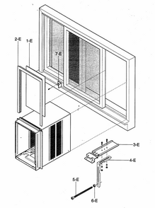 Part Location Diagram of 4810A30213B LG BRACKET