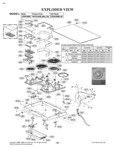Diagram 1 Diagram and Parts List for LCE3010SBE ABKLLGA LG Miscellaneous