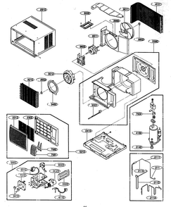 Part Location Diagram of 2520UAFC2AA LG COMPRESSOR SET,KOREA