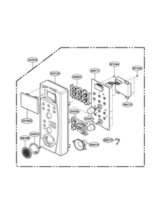 Part Location Diagram of 6871W5S001C LG PCB ASSEMBLY,SUB