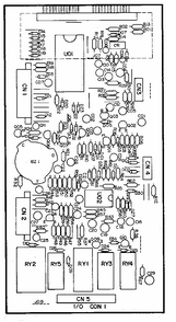Circuit Board Diagram and Parts List for 7218965380  Kenmore Microwave