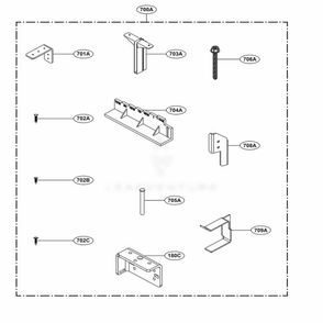 Part Location Diagram of FAB33900001 LG SCREW,TAPPING