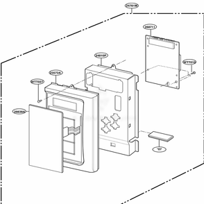 Part Location Diagram of 4781W1M092C LG CONTROLLER Assembly MICO
