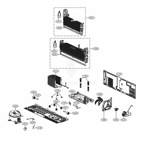 Cycle Parts Diagram and Parts List for SKSFD3613S ASTCNA0 LG Refrigerator